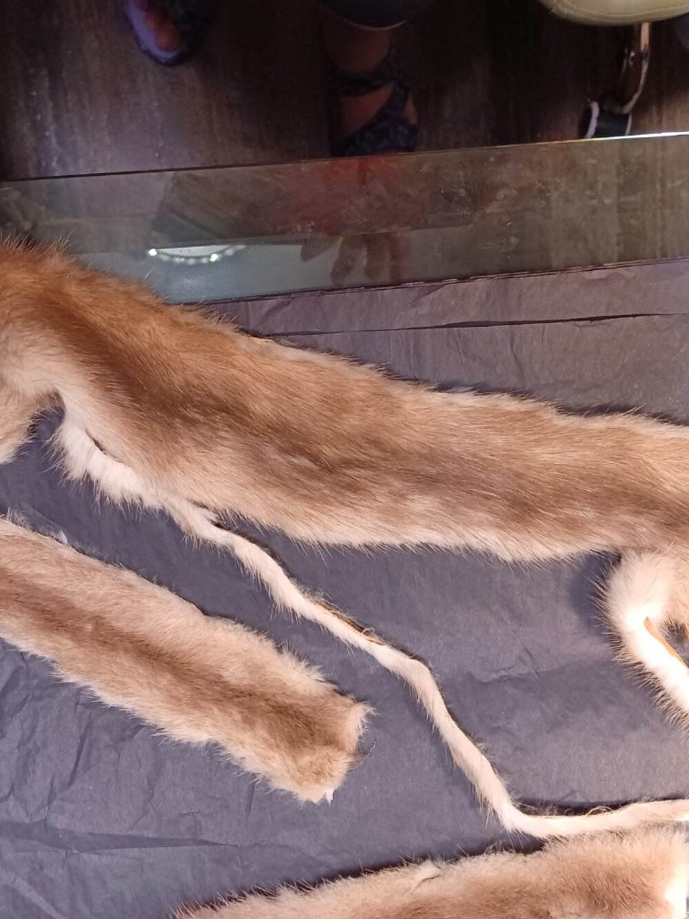 Pieces of Scrap Fur - Mink - Great For Small Projects - Picture 9 of 14